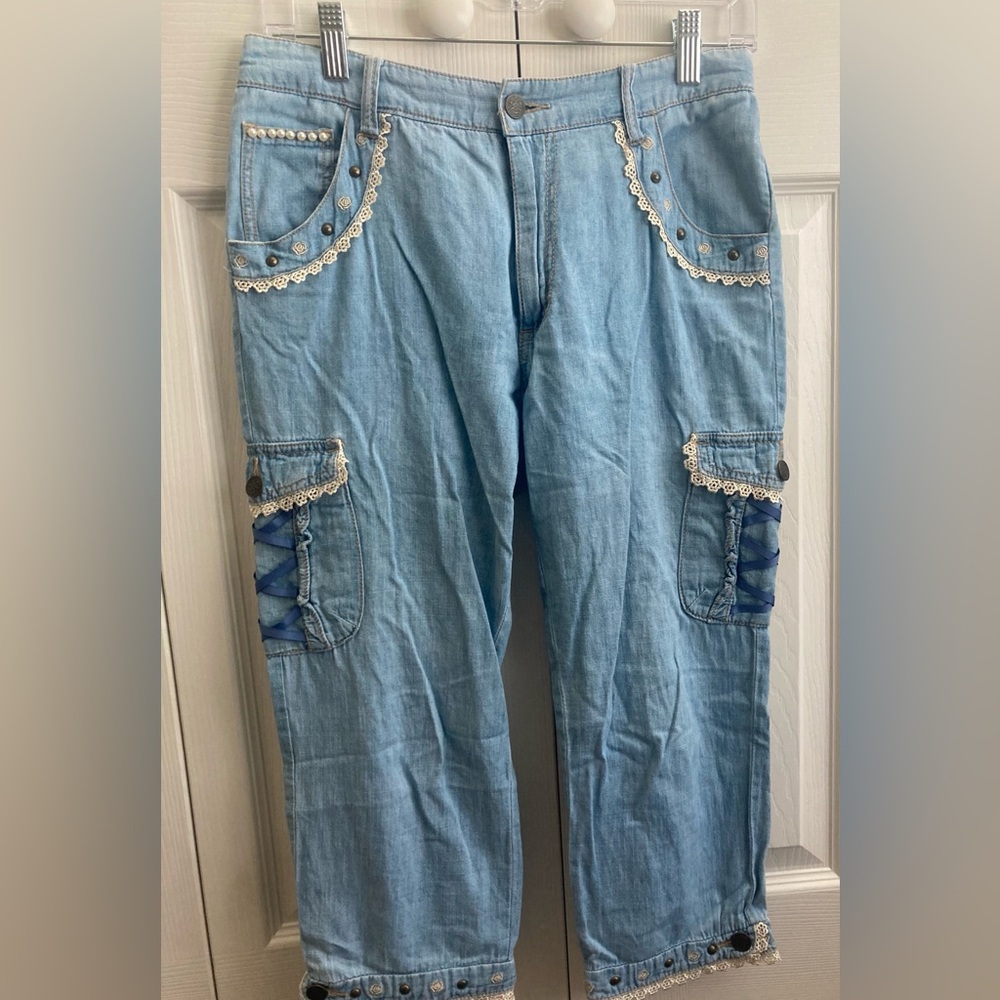 Axes Femme, Jfashion, Lolita blue capris